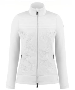 Meilleure affaire 🧨 Sports Dhivers Femme Poivre Blanc Veste En Polaire Poivre Blanc Hybrid Stretch Fleece Jacket 1605 White Femme BLANC 🤩 -Columbia Shop 9cda758b9906496fba763b42a5de79fc