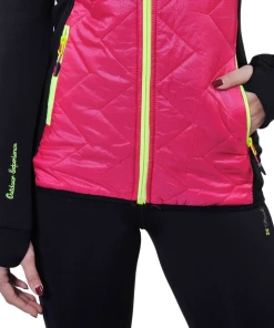 Coupon ???? Ski Alpin Femme Peak Mountain Peak Mountain - Blouson Polar Shell Bi-mati�re Femme Acerbi-noir/fushia NOIR ???? -Columbia Shop 9f7b2852084e496f8a4957eeca000ee5