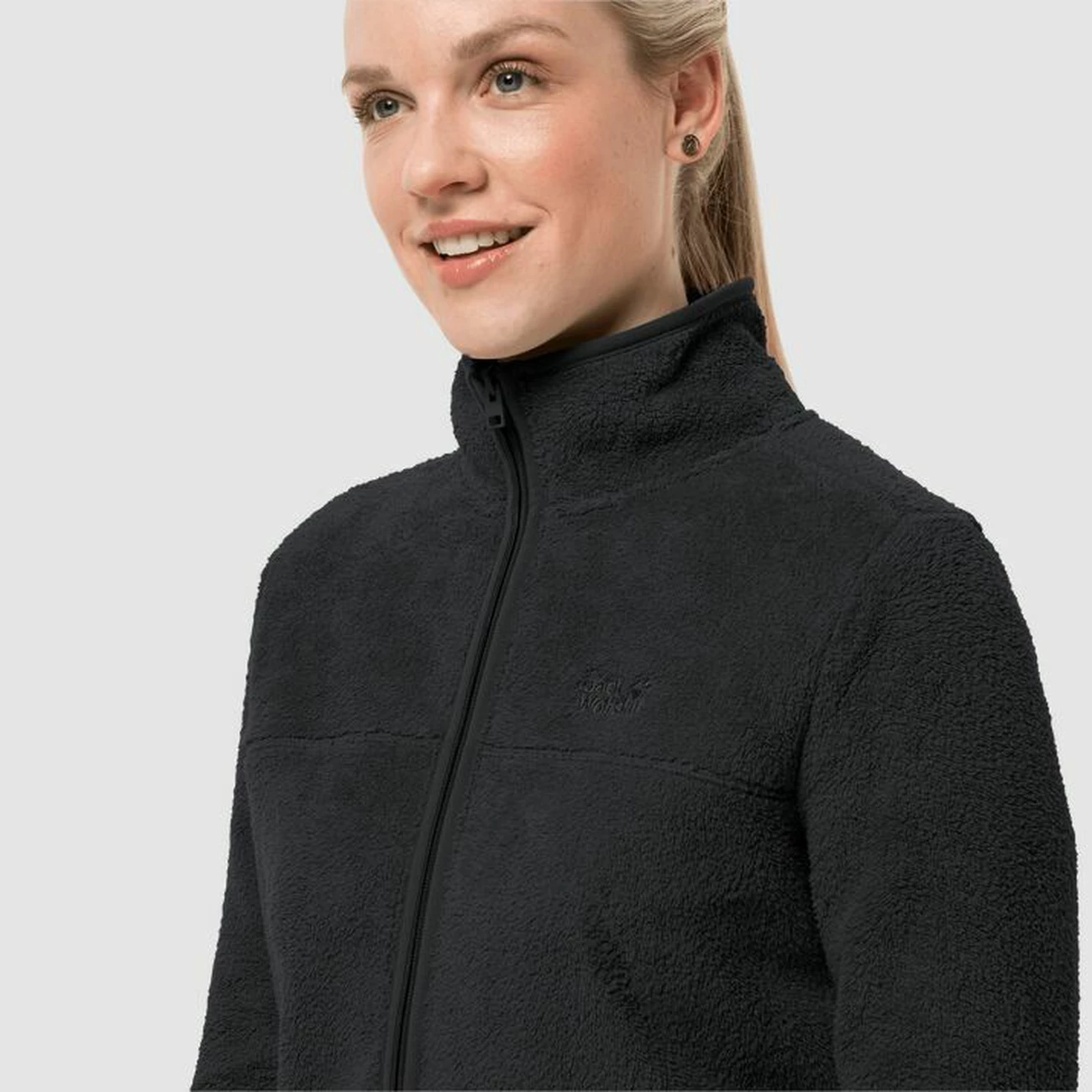 Promo 👍 Randonnee Pedestre Femme Jack Wolfskin Polaire Femme Jack Wolfskin Chilly Walk NOIR 🎉 8 Promo 👍 Randonnee Pedestre Femme Jack Wolfskin Polaire Femme Jack Wolfskin Chilly Walk NOIR 🎉 – Image 6