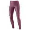 De gros 🌟 Randonnee Pedestre Femme Salomon Collant Femme Salomon Intensity Long ROSE 🎁