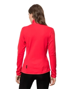 Meilleure vente 🎉 Randonnee Pedestre Femme Jack Wolfskin Polaire Femme Jack Wolfskin Peak Grid ROUGE ❤️ -Columbia Shop a56518d4321b44c8abd0247a957b3f6f