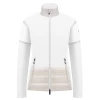Bon marché 🎁 Sports Dhivers Femme Poivre Blanc Veste Polaire Poivre Blanc Hybrid Fleece Jacket 1601 Multico White Femme BLANC 👍