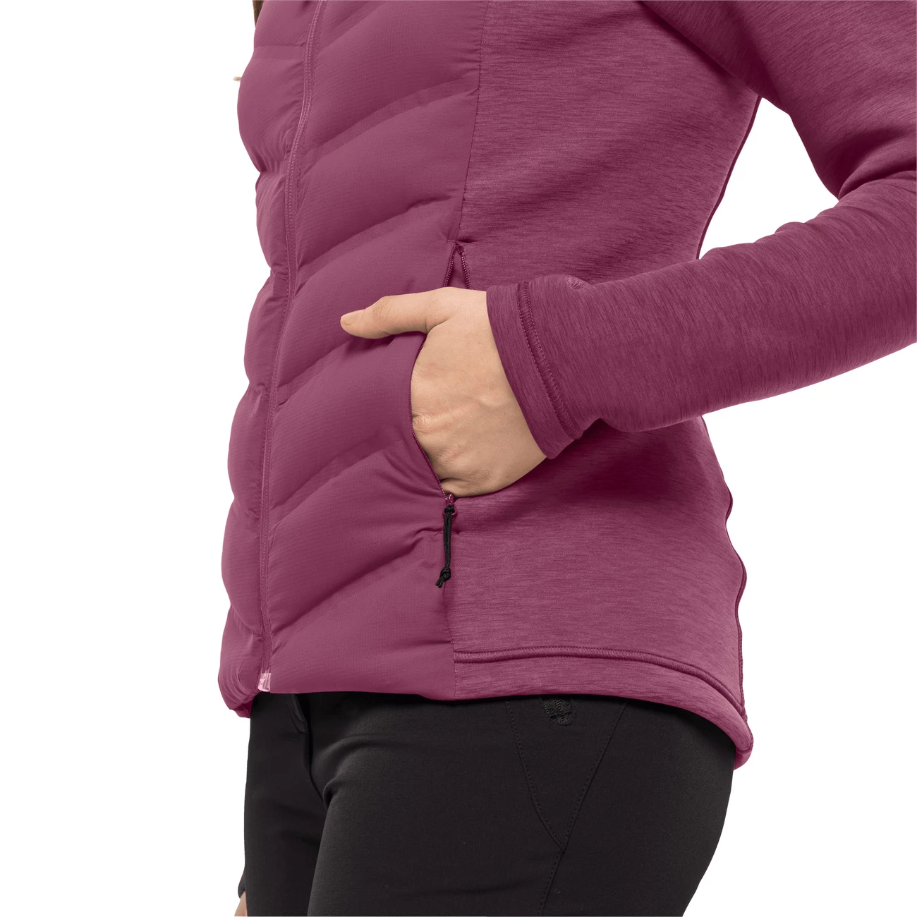 Meilleure vente ???? Randonnee Pedestre Femme Jack Wolfskin Polaire Femme Jack Wolfskin Tasman VIOLET ???? 8 Meilleure vente ???? Randonnee Pedestre Femme Jack Wolfskin Polaire Femme Jack Wolfskin Tasman VIOLET ???? – Image 6