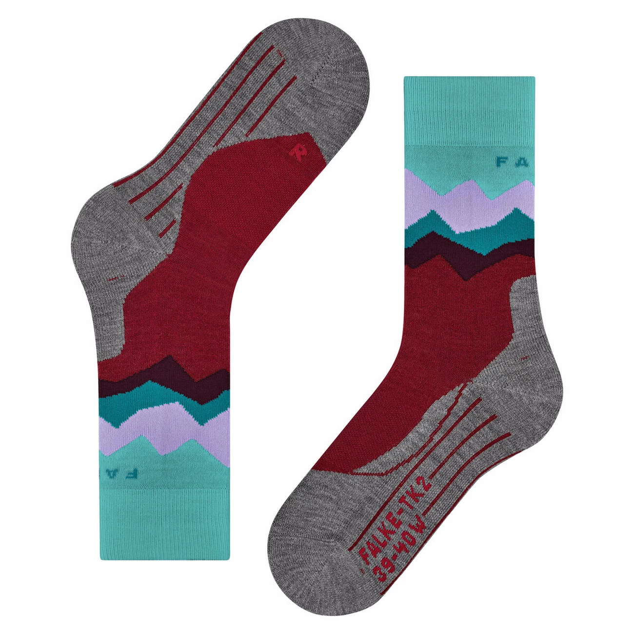 Remise 😍 Randonnee Pedestre Femme Falke Chaussettes Femme Falke Tk2 Crest ROUGE ❤️ 5 Remise 😍 Randonnee Pedestre Femme Falke Chaussettes Femme Falke Tk2 Crest ROUGE ❤️ – Image 3