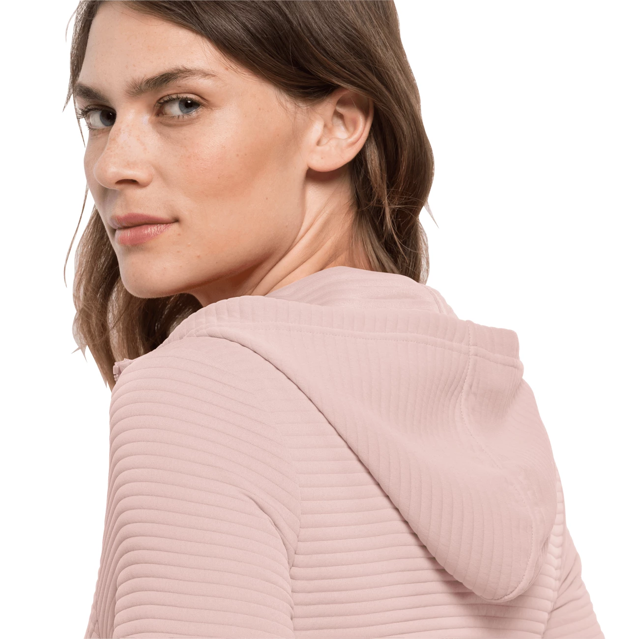 Offres 🥰 Mode- Lifestyle Femme Jack Wolfskin Polaire À Capuche Femme Jack Wolfskin Modesto ROSE ✨ 4 Offres 🥰 Mode- Lifestyle Femme Jack Wolfskin Polaire À Capuche Femme Jack Wolfskin Modesto ROSE ✨ – Image 2