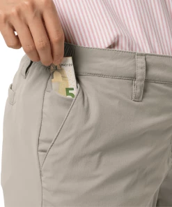 Meilleure affaire 🎉 Randonnee Pedestre Femme Jack Wolfskin Pantalon Femme Jack Wolfskin Desert Roll-up GRIS 🌟