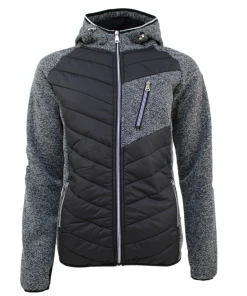 Sortie 👍 Mode- Lifestyle Femme Peak Mountain Blouson Polaire Femme Albert NOIR 😉