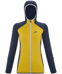Meilleure vente ❤️ Randonnée Femme Millet Seneca Tecno Iii Hoodie JAUNE 👏
