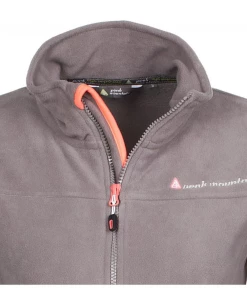 Offres 🎁 Mode- Lifestyle Femme Peak Mountain Blouson Polaire Femme Acesare MARRON 😍