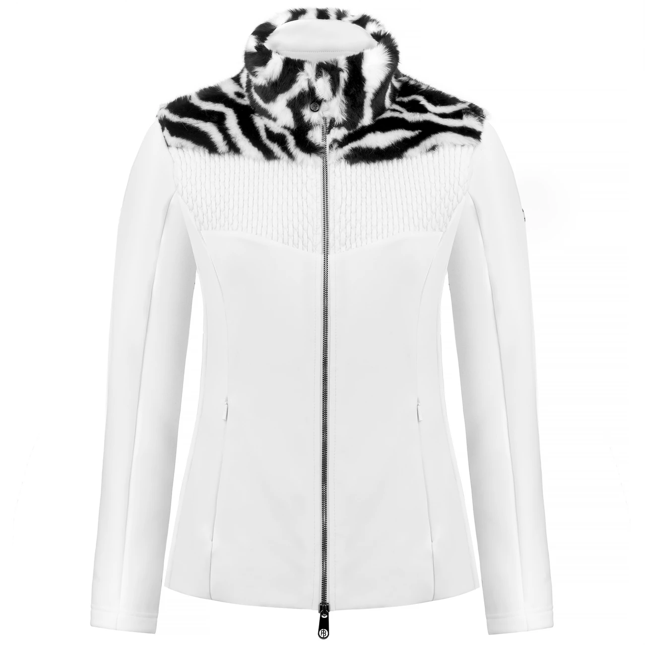 Le moins cher 🔔 Ski Femme Poivre Blanc Veste Polaire Poivre Blanc 1600 Fancy White Femme BLANC 🥰 4 Le moins cher 🔔 Ski Femme Poivre Blanc Veste Polaire Poivre Blanc 1600 Fancy White Femme BLANC 🥰 – Image 2