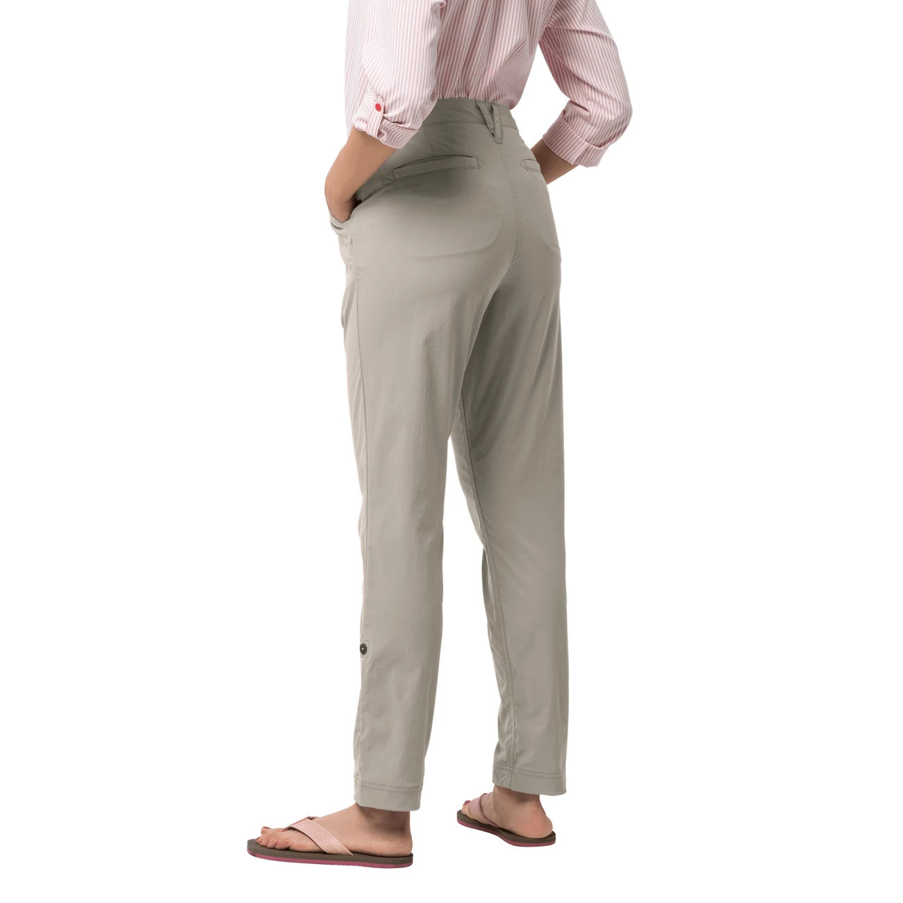 Meilleure affaire 🎉 Randonnee Pedestre Femme Jack Wolfskin Pantalon Femme Jack Wolfskin Desert Roll-up GRIS 🌟 5 Meilleure affaire 🎉 Randonnee Pedestre Femme Jack Wolfskin Pantalon Femme Jack Wolfskin Desert Roll-up GRIS 🌟 – Image 3