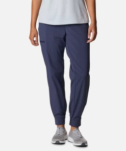 Meilleur prix ⭐ Outdoor Femme Colu Pantalon De Jogging Columbia On The Go™ Nocturnal Femme BLEU 🥰