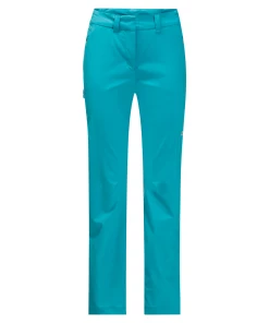 Grosses soldes 🤩 Randonnee Pedestre Femme Jack Wolfskin Pantalon Femme Jack Wolfskin Overland BLEU 🔥