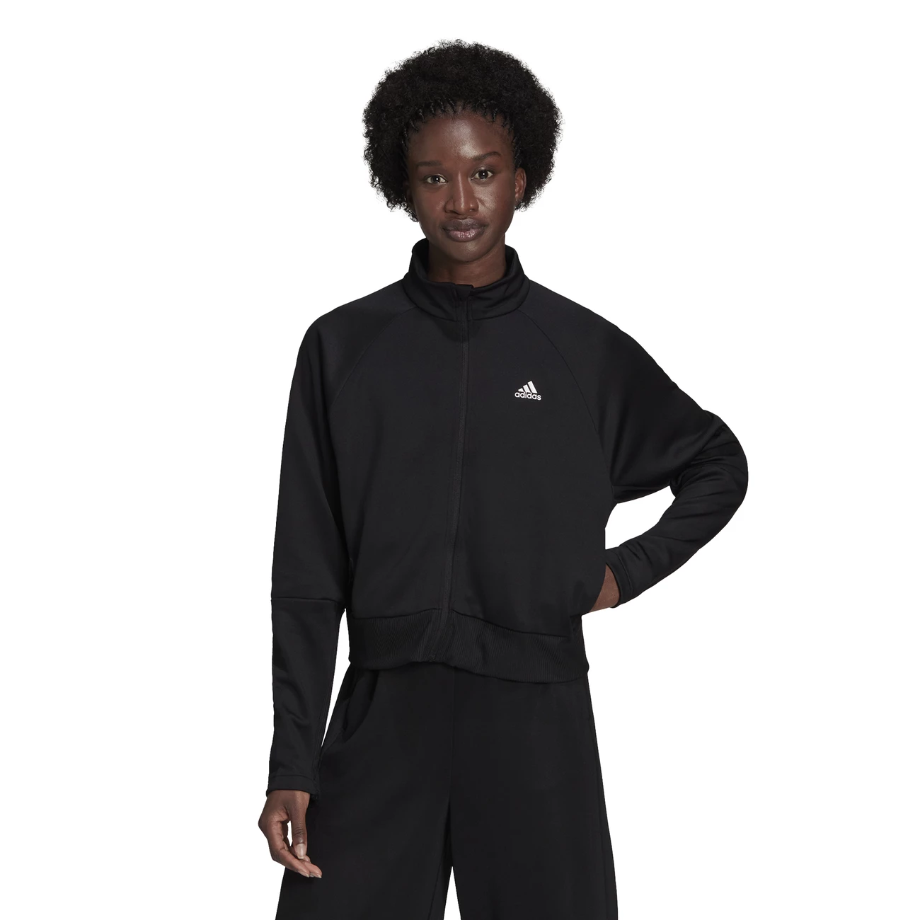 Remise 🔥 Mode- Lifestyle Femme Adidas Veste Femme Adidas X Zoe Saldana NOIR ❤️ 7 Remise 🔥 Mode- Lifestyle Femme Adidas Veste Femme Adidas X Zoe Saldana NOIR ❤️ – Image 5