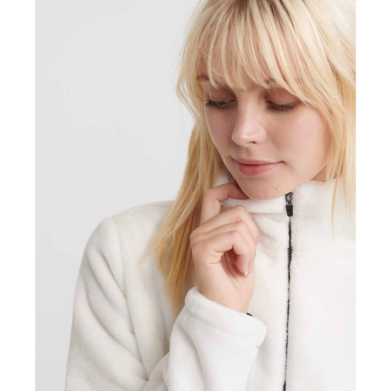 Acheter ✨ Mode- Lifestyle Femme Superdry Superdry Storm Fleece Midlayer Polaire Femme BLANC 🎉 5 Acheter ✨ Mode- Lifestyle Femme Superdry Superdry Storm Fleece Midlayer Polaire Femme BLANC 🎉 – Image 3