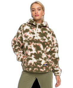 Bon marché 🌟 Mode- Lifestyle Femme Roxy Polaire Imprimé Femme Roxy Like A Lucky Day BEIGE 💯