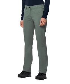 Tout neuf 🤩 Randonnee Pedestre Femme Jack Wolfskin Pantalon Femme Jack Wolfskin Peak VERT 🛒